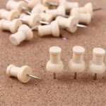 Wooden Log Thumbtack Set Sticky Note Fixed Tack, Specification: Square Box - Image 4