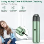 Pinjia P07 Wireless Mini Fashion Vehicle Vacuum Cleaner - Image 5
