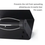 Stainless Steel Damping Paper Towel Holder Punch-free Roll Paper Storage Rack - Image 4