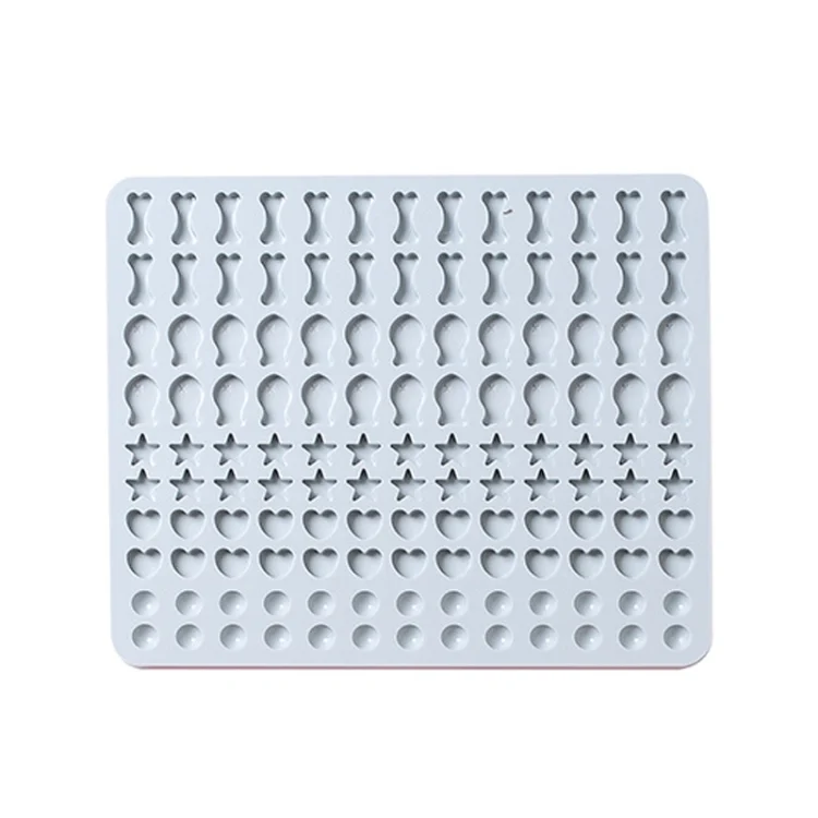 130 Grids Silicone Mat Baking Mold Mini Pet Snacks Dog Food Baking Pan Mold Biscuit Cake Mold