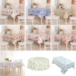 PEVA Oil&Water Resistant Coffee Table Tablecloth - Image 2