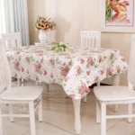 PEVA Oil&Water Resistant Coffee Table Tablecloth