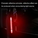 5sets Car Opening Door Anti-Collision Safety Warning Reflector - Image 5