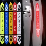 5sets Car Opening Door Anti-Collision Safety Warning Reflector - Image 6