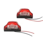 2pcs MK-198 3LED Van / Truck / Trailer White Light License Plate Lamp - Image 2