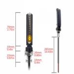 MK-229 4pcs Motorcycle 12LED Flowing Water Turning Light - Image 3