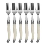 Stainless Steel Knife Fork Spoon Set Plastic Handle Western Tableware