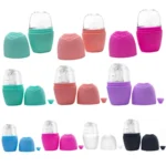 2pcs L-03-01 Face Ice Apparatus Massage Ice Roller Beauty Makeup Silicone Face Ice Tray - Image 2