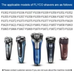 6pcs Electric Shaver USB Charging Cable for FLYCO Razor FS372 FS373 FS871 FS375 FS339 FS378 FS376 FS867 - Image 5