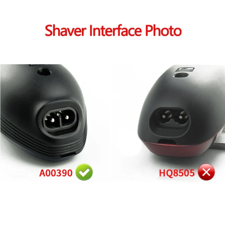 TBD06032554_3.webp 2pcs A00390 4.3V Shaver Adapter Charger for PHILIPS RQ310 RQ312 RQ311 RQ338 RQ331 S510 S511,US Plug - Image 4
