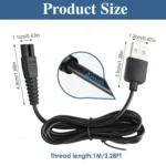 For Xiaomi Mijia MJTXD01SKS Electric Shaver USB Charging Cable Power ,Spce: - Image 4