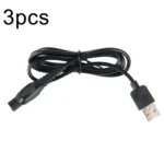 3pcs HQ850 5V USB Charging Cable For PHILIPS Shavers HQ912/914/906/909/916