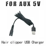 2pcs 5V USB Charging Cable For AUX Hair Clipper A5 A6 A8 S5 - Image 3