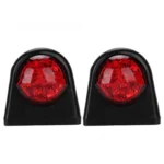MK-249 10-30V 8LEDs Red And White Truck Round Side Light - Image 4
