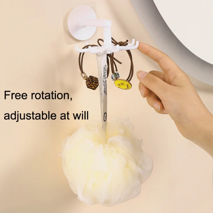 TBD0603266201_B3.webp Multifunctional Rotating 7 Claws Hook Kitchen Storage 360 Degrees Without Trace Hooks - Image 4