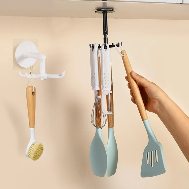 TBD0603266201_B4.webp Multifunctional Rotating 7 Claws Hook Kitchen Storage 360 Degrees Without Trace Hooks - Image 5