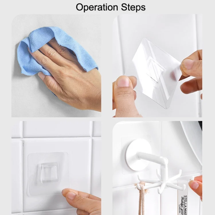 TBD0603266201_B5.webp Multifunctional Rotating 7 Claws Hook Kitchen Storage 360 Degrees Without Trace Hooks - Image 6