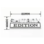 5pcs Car Body Rear Modification Badge Plate Label - Image 3