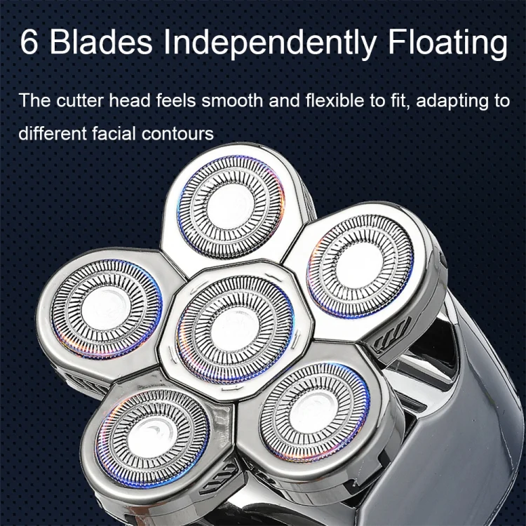 TBD06032708_3.webp VGR V-395 2 in 1 Six-blades Intelligent Digital Display Electric Shaver - Image 4