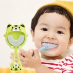 S8 2pcs Children Cartoon Animal Manual U-shaped Silicone Toothbrush for 2-12 Years Old - Image 6