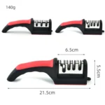 Kitchen Multifunctional Hangable Multi-segment Handheld Knife Sharpener, Specification: 3 Stage - Image 2