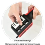 Kitchen Multifunctional Hangable Multi-segment Handheld Knife Sharpener, Specification: 3 Stage - Image 3