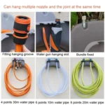 Garden Water Hose Wall Hanger Sprinkler Hose Storage Rack Water Pipe Rack - Image 4