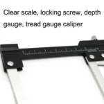 Multi-function Tire Patterns Deep Ruler Brake Disc Thickness Measuring Tools - Image 6