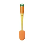 Long Handle Household Multifunctional Cup Washing Brush Carrot Shape 3 In 1 Cleaning Brush