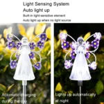Solar Angel Garden Light Outdoor Decoration Patio Garden Ground Plug Light - Image 4