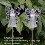 Solar Angel Garden Light Outdoor Decoration Patio Garden Ground Plug Light - Image 5