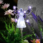 Solar Angel Garden Light Outdoor Decoration Patio Garden Ground Plug Light - Image 6