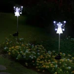 Solar Angel Garden Light Outdoor Decoration Patio Garden Ground Plug Light - Image 7