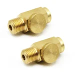 2pcs Air Flow Valve Pneumatic Tool Speed Control Switch Air Pressure Regulator Head