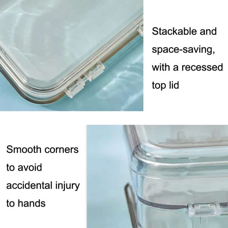 TBD0603291001_B2.webp RJ 26 Large Capacity Simple Pen Bag Hand Lifting Transparent Double Layer Student Stationery Storage Box - Image 3