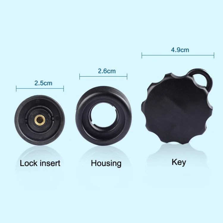 TBD0603292201_B1.webp M6 Copper Nut Ant-theft Knob Motorcycle Mobile Phone Navigation Bracket Ant-theft Accessories - Image 2