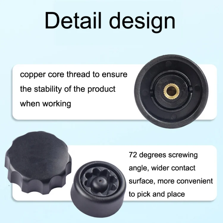 TBD0603292201_B2.webp M6 Copper Nut Ant-theft Knob Motorcycle Mobile Phone Navigation Bracket Ant-theft Accessories - Image 3
