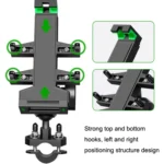 A02 Motorcycle Mobile Phone Navigation Bracket Car Riding Anti-shock Aluminum Alloy Rack - Image 5