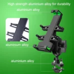A02 Motorcycle Mobile Phone Navigation Bracket Car Riding Anti-shock Aluminum Alloy Rack - Image 6