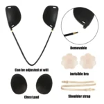 XD00001 Molding Silicone Nipple Sticker Adjustable Anti-sag Push-up Bra Kit - Image 3