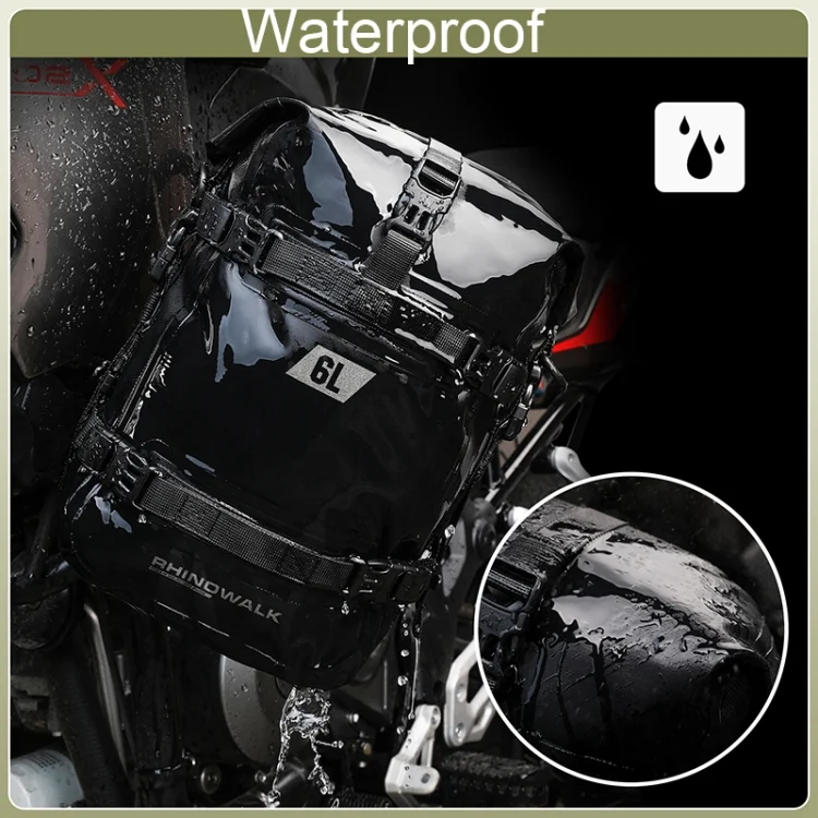 TBD0603298901_B3.webp Rhinowalk MT2206 6L Waterproof Motorcycle Bumper Bag Outdoor Riding Bag - Image 4