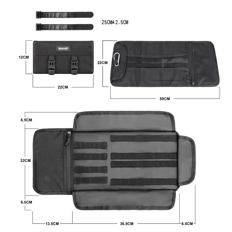 TBD0603299701_B2.webp Rhinowalk MT103 Motorcycle Maintenance Tool Storage Bag Portable Repair Kit Bag - Image 3