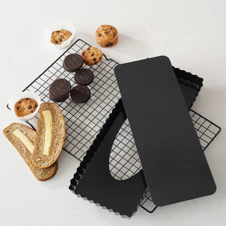BM1026 14 inch Rectangular Toast Bread Pan Kitchen Ripple Cake Mold