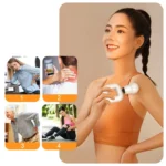 TS201 Square Muscle Relaxation Wireless Fascia Gun Mini Adjustable Portable Massager - Image 5