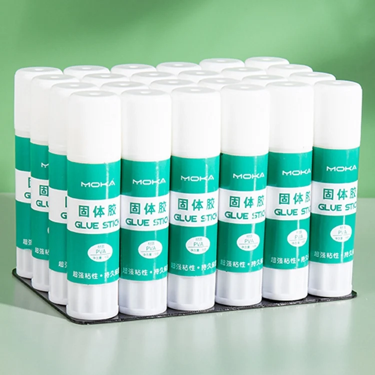 TBD0603301701.webp 12pcs 15g MOKA Solid Glue Student Stationery Children Handmade Solid Glue Stick - Image 1