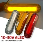 4pcs MK-162 6LED Light Guide Side Light 10-30V Trailer Side Tail Light - Image 2