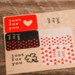 10sheets Love Cake Stickers Baking Stickers Leather Paper Sealing Stickers - Image 3