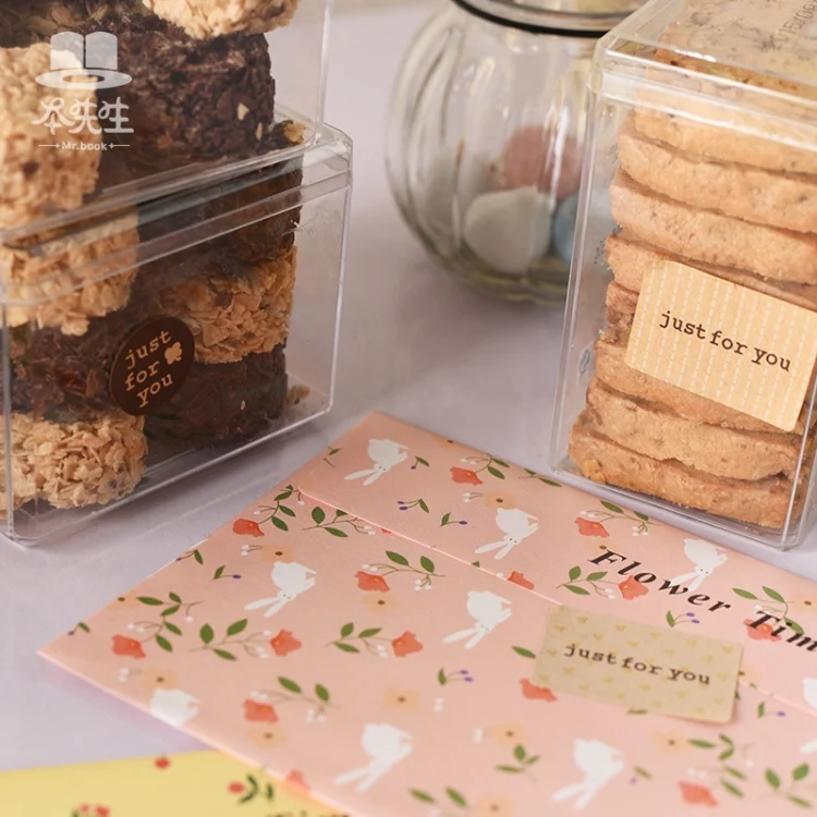 TBD06033071_4.webp 10sheets Love Cake Stickers Baking Stickers Leather Paper Sealing Stickers - Image 5