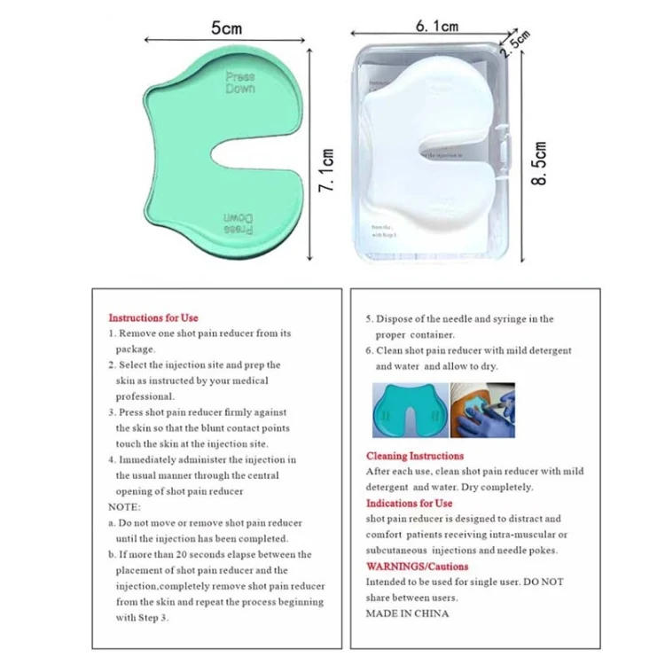 TBD0603311901_B2.webp 4pcs/set Injection Aid Tablet Press Firmly Can Relieve Pain Pain Blocker Device - Image 3