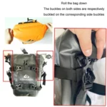 LONGHIKER Motorcycle Quick Release Waterproof Bumper Side Bag - Image 3